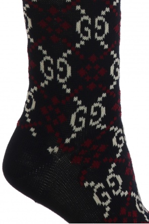 Knee socks with logo pattern, zdjęcie 2 Knee socks with logo pattern od Gucci